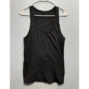 La Made Womens Black Tank Size Large
